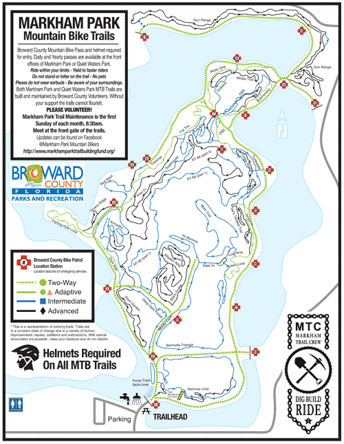 Markham Park Mountain Bike Trails