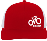 Red/white adjustable Hat