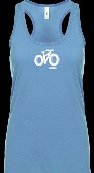 Blue Ladies Racerback Tank