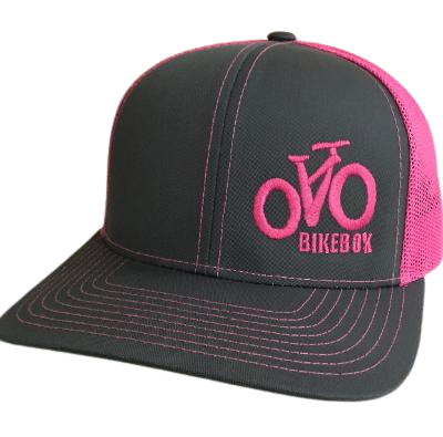 Pink-Grey Adjustable Hat