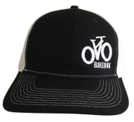 White-Black Adjustable Hat